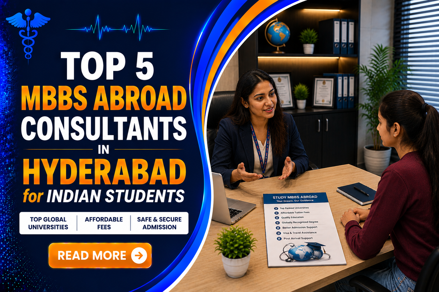 Top 5 MBBS Abroad Consultants in Hyderabad for Indian Students