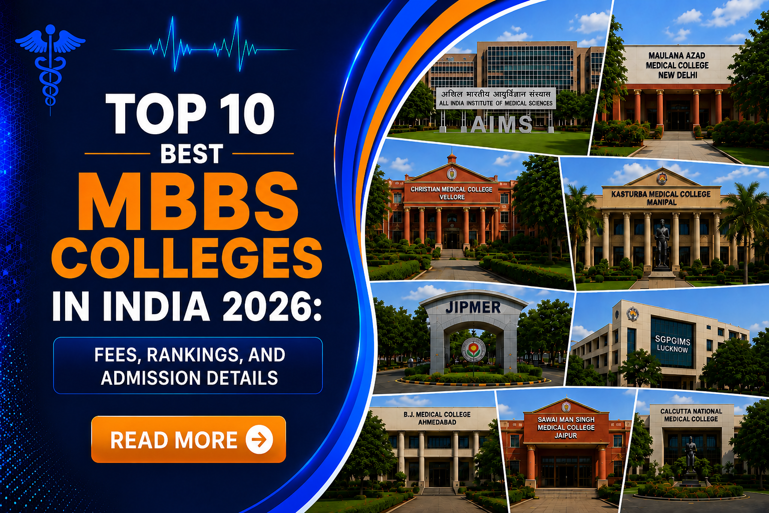 Top 10 Best MBBS Colleges in India 2026: Fees, Rankings, And Admission Details
