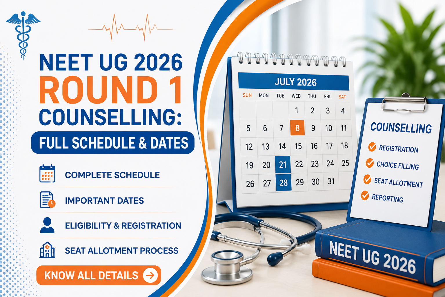 NEET UG Counselling 2026: Round 1 Registration, Dates, Choice Filling & Seat Allotment (mcc.nic.in)