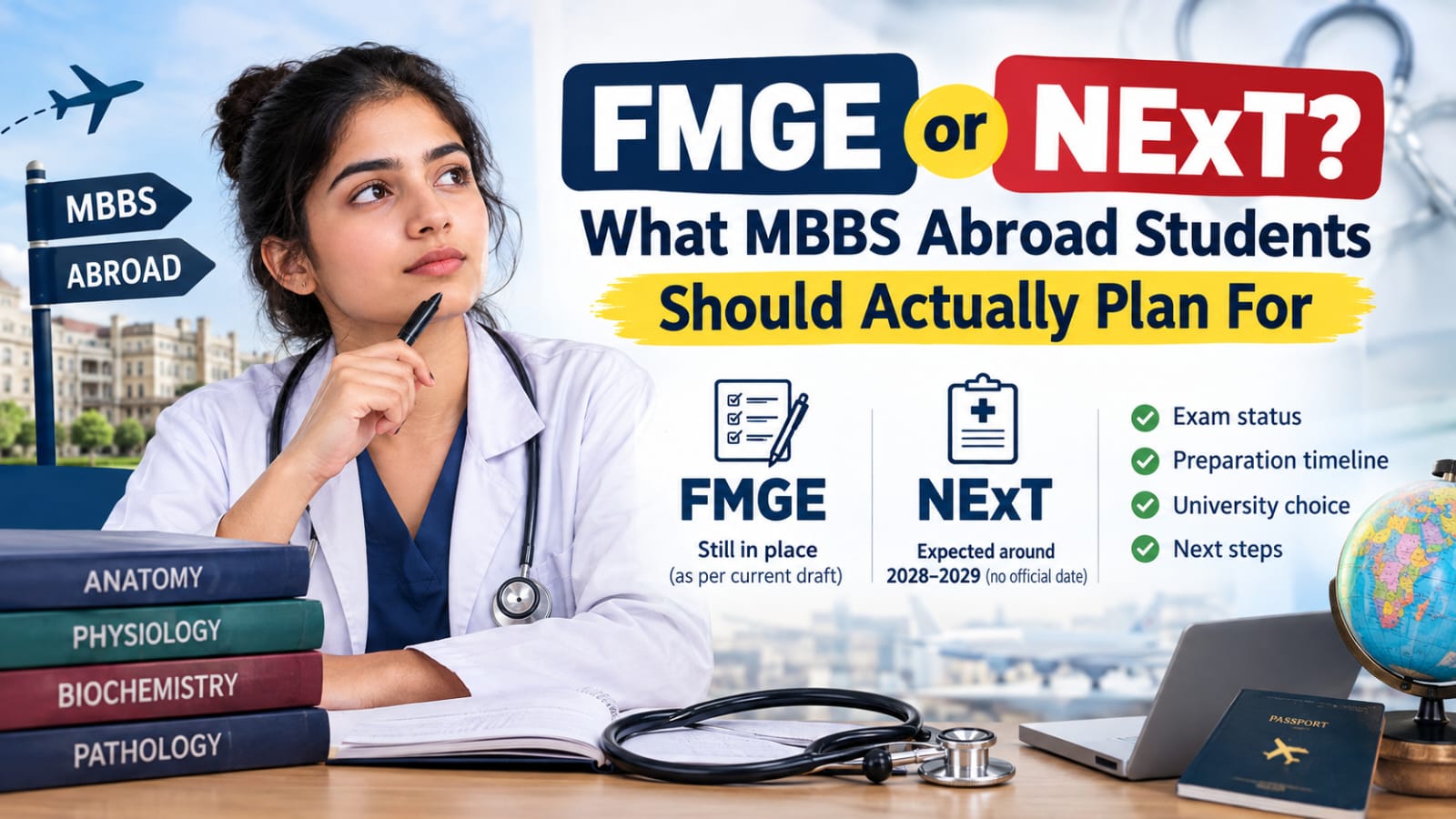FMGE or NExT? What MBBS Abroad Students Should Actually Plan For