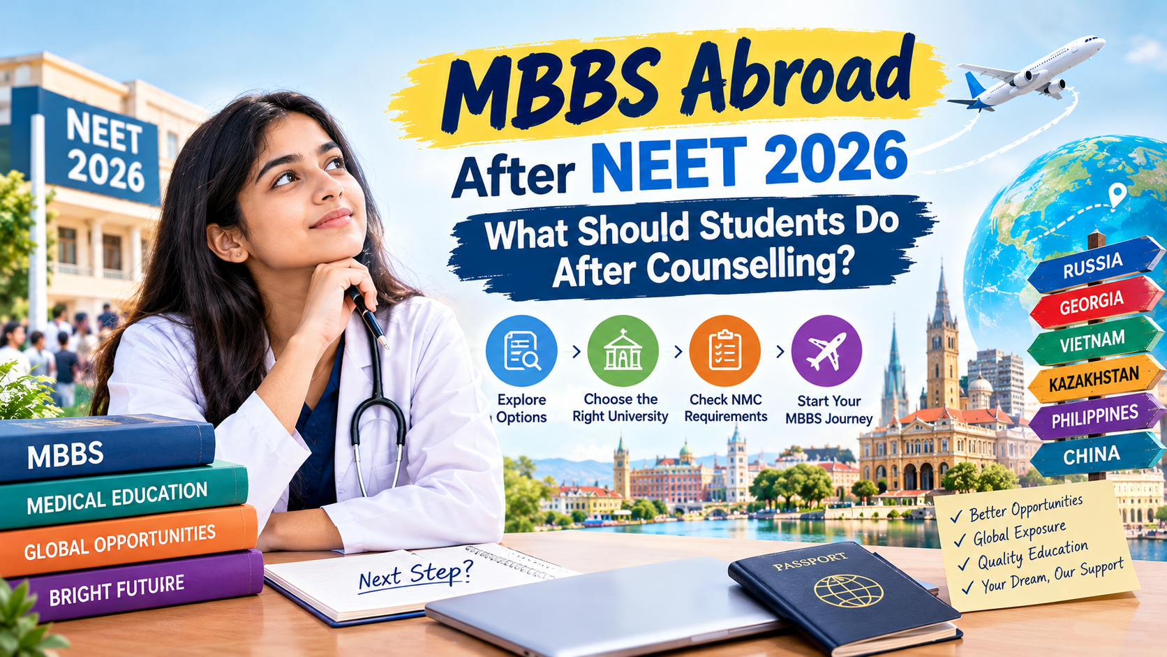 MBBS Abroad After NEET 2026: What Should Students Do After Counselling?